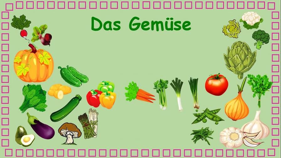 میوه ها و سبزیجات به آلمانی