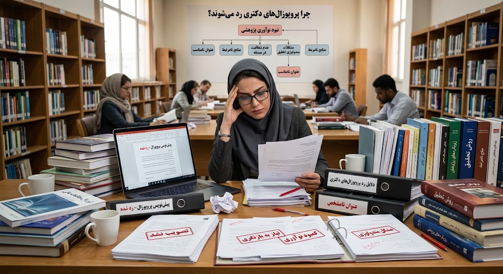 چرا برخی پروپوزال های دکتری تصویب نمی شوند؟ ۵ دلیل مهم